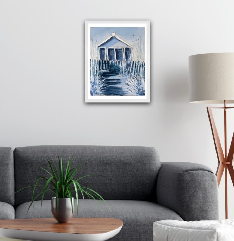 Thumbnail: Beach Cabin in blues