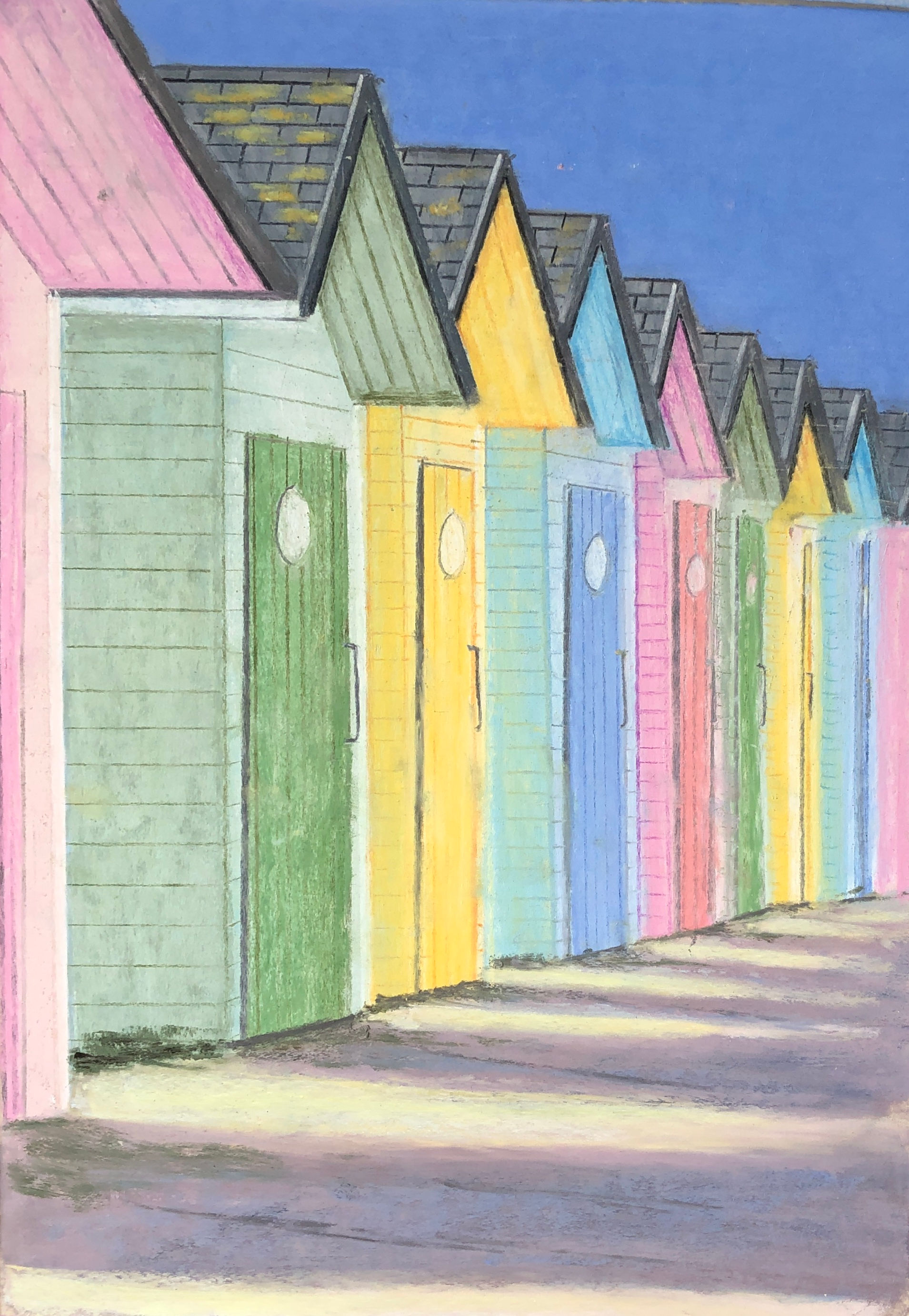The New Beach Huts at Mablethorpe