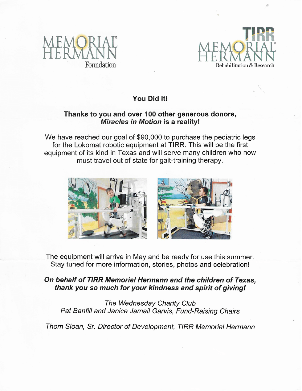 Miracles in Motion 2010