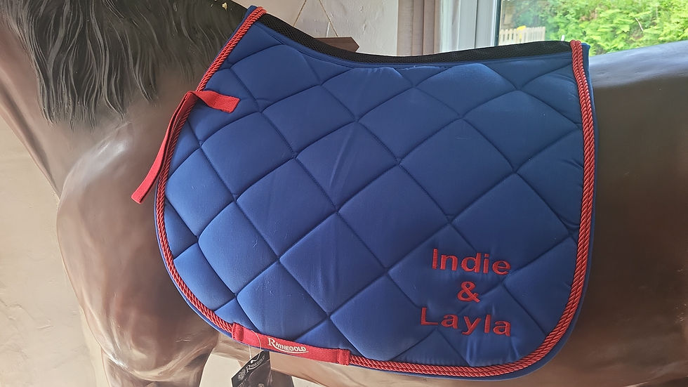 Thumbnail: embroidered saddle pad