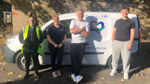 Huge donation from cobbles Birstall