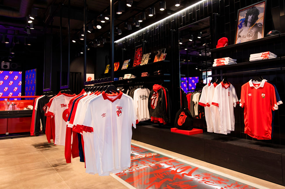 The Rolling Stones Launch Umbro Collaboration with their Lifestyle Brand RS No.9 Carnaby