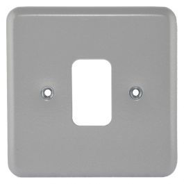 MK Grid Plus K3491ALM 1G 1Module Metal Frontplate