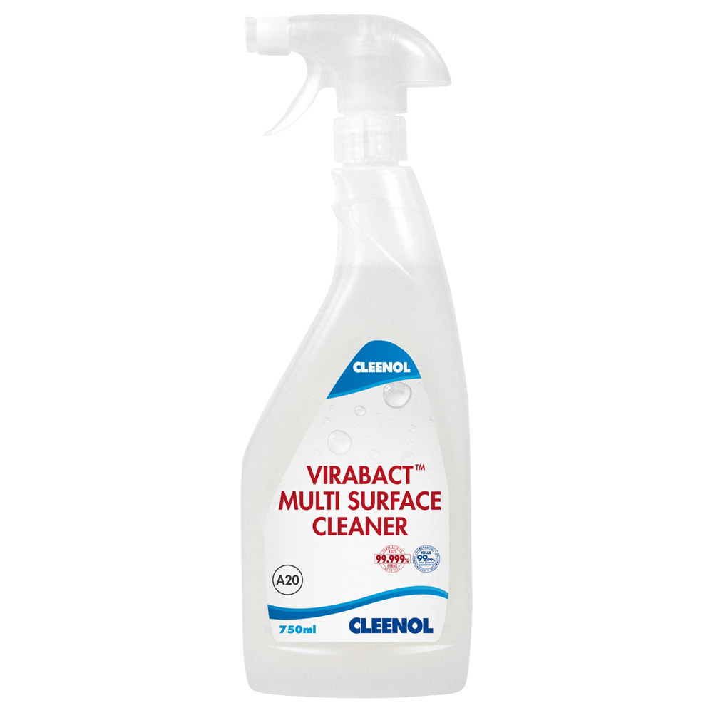 Cleenol Virabact MultiSurface Cleaner, 6x750ml