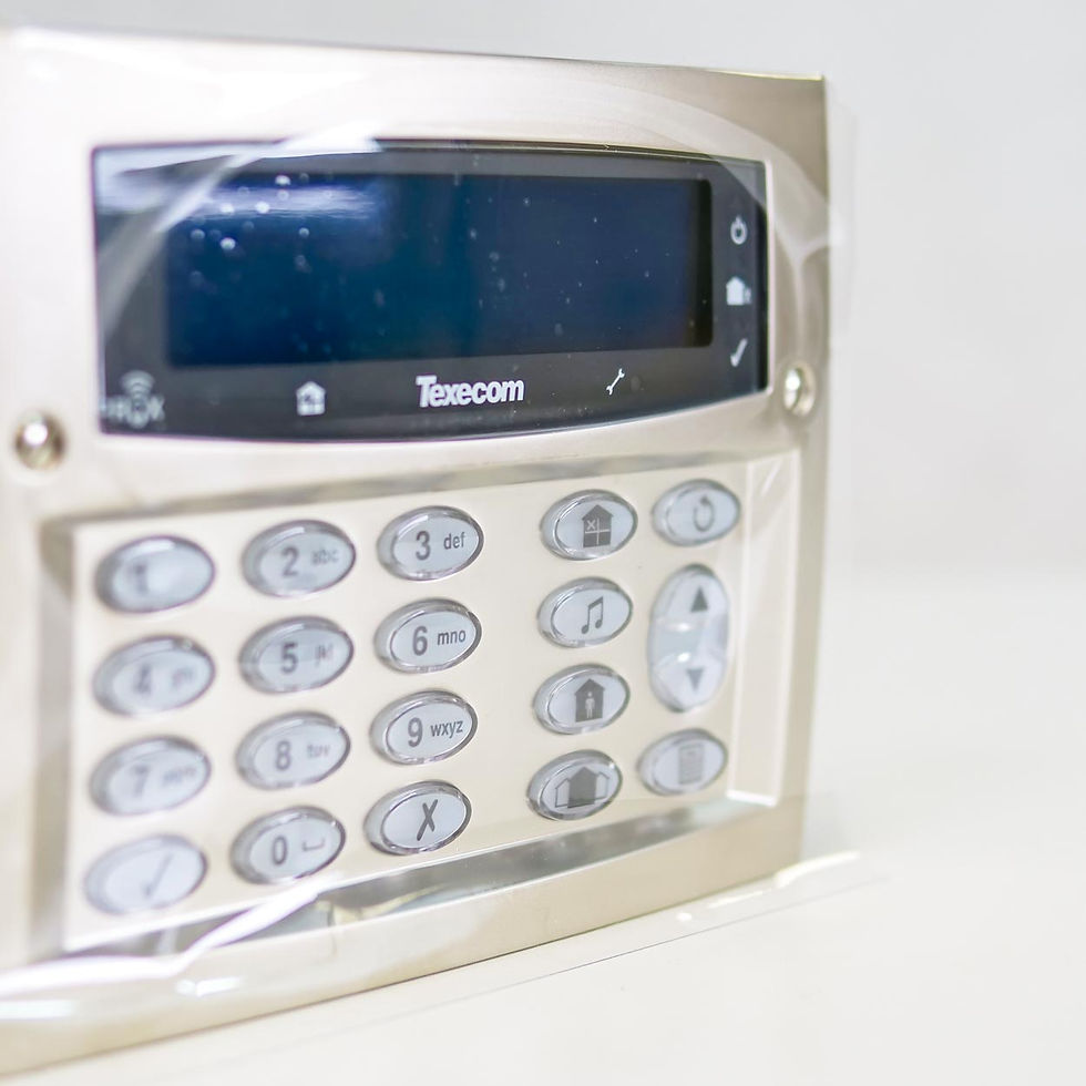 Texecom DBD-0129 Premier Elite Satin Chrome SMK Surface Keypad