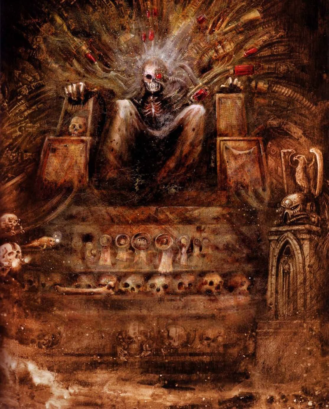 Emperor on his golden throne