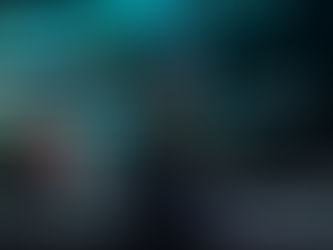 Robot in camo outfit using a laptop, with colorful programming code on a dark screen in the background. Mysterious, tech-focused setting.