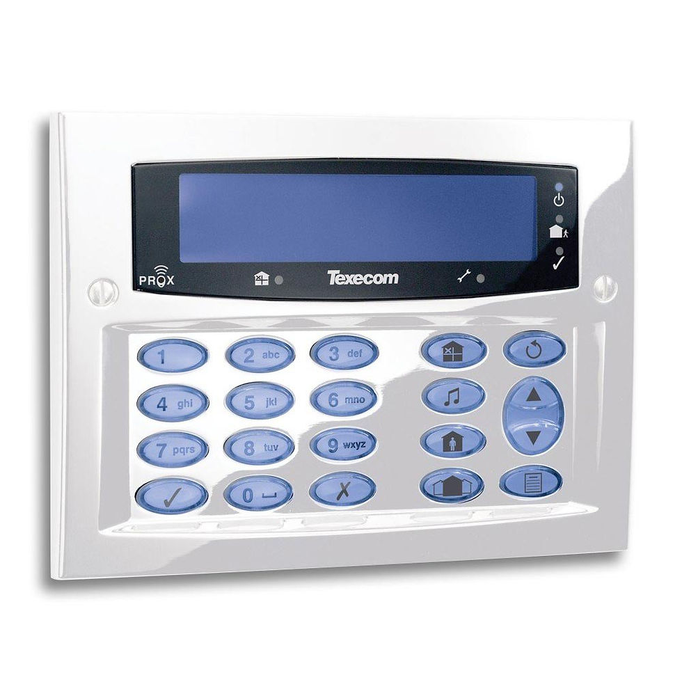 Texecom DBD-0170 Premier Elite Diamond White FMK Flush Keypad