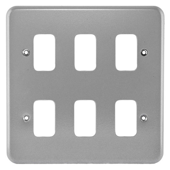 Aico Ei450 RadioLINK Alarm Controller 6-gang metal plate