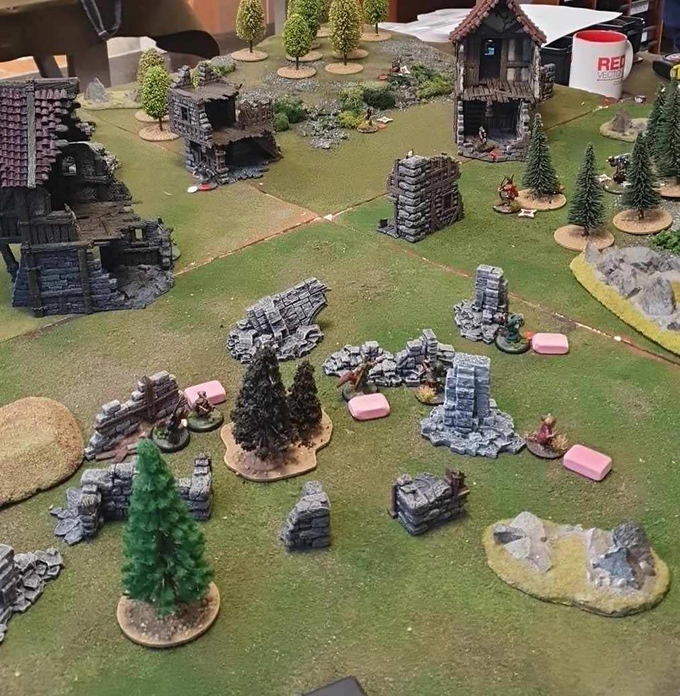 Burrows and Badgers game in action