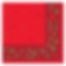 Swantex 33cm Merry & Bright Red 2 Ply Napkins - Ctn 1000 | Seldram Supplies