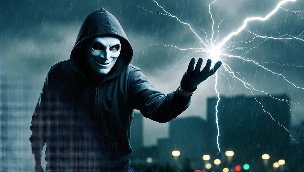 Man steeling thunder