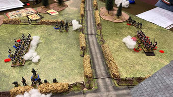 Playing Sharp Practice Napoleonic's at Barnsley Wargames