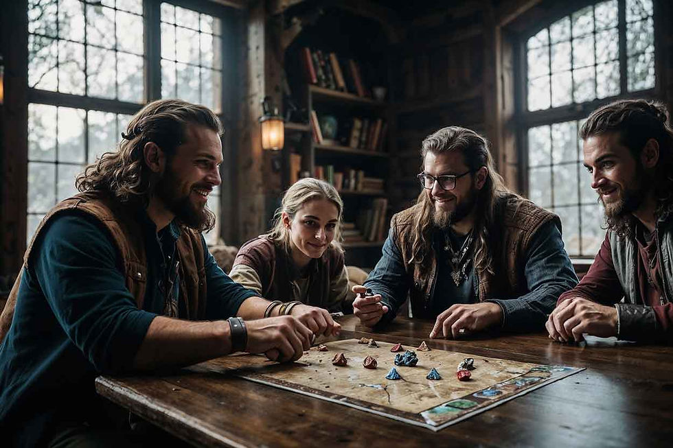 AI characters of people that are playing D&D