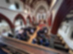 Inside of St Pauls Church in Monk Bretton Barnsley