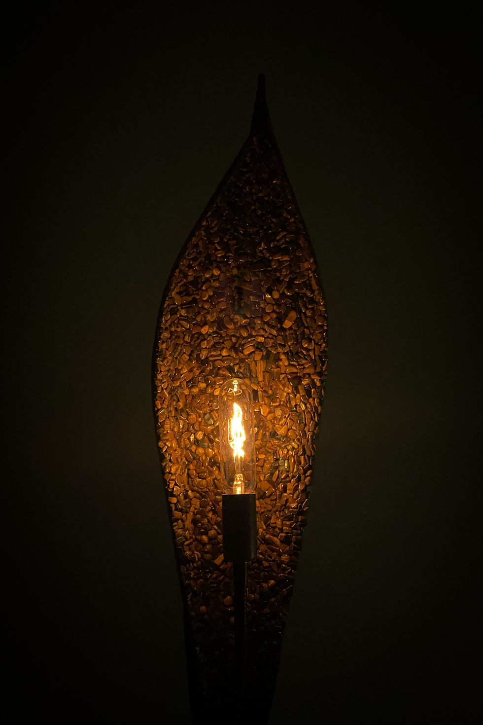 Thumbnail: Table lamp with blue tiger eye base