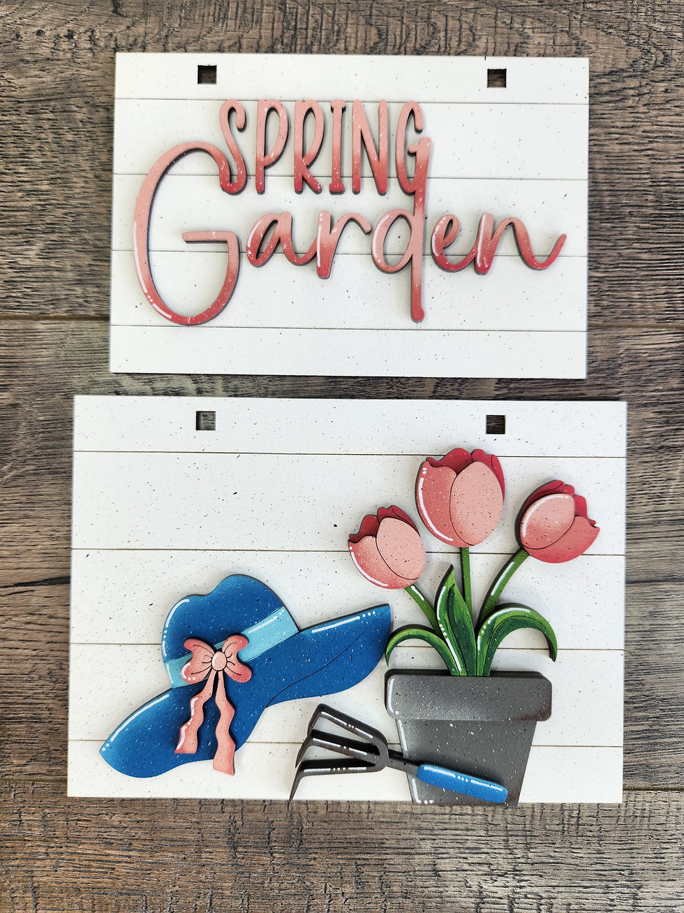 Thumbnail: Spring Garden easel tile set