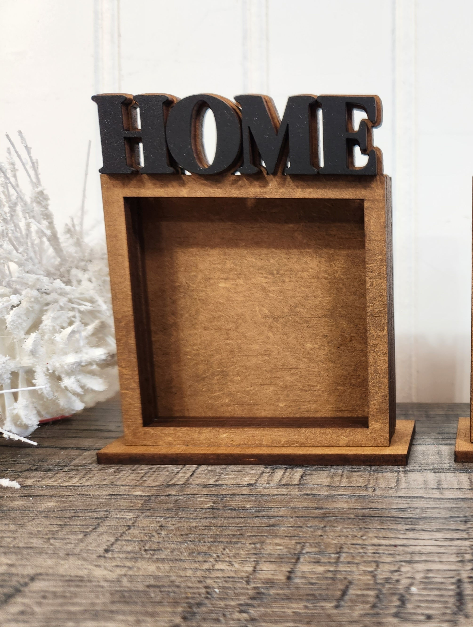 Mini "HOME" on Box Tile Holder
