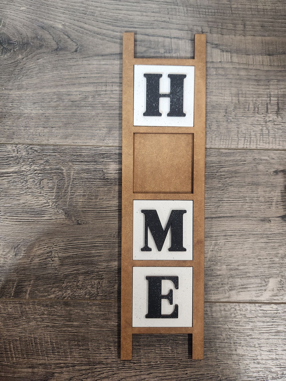 Thumbnail: Mini "H[  ]ME" Insert Tile Set