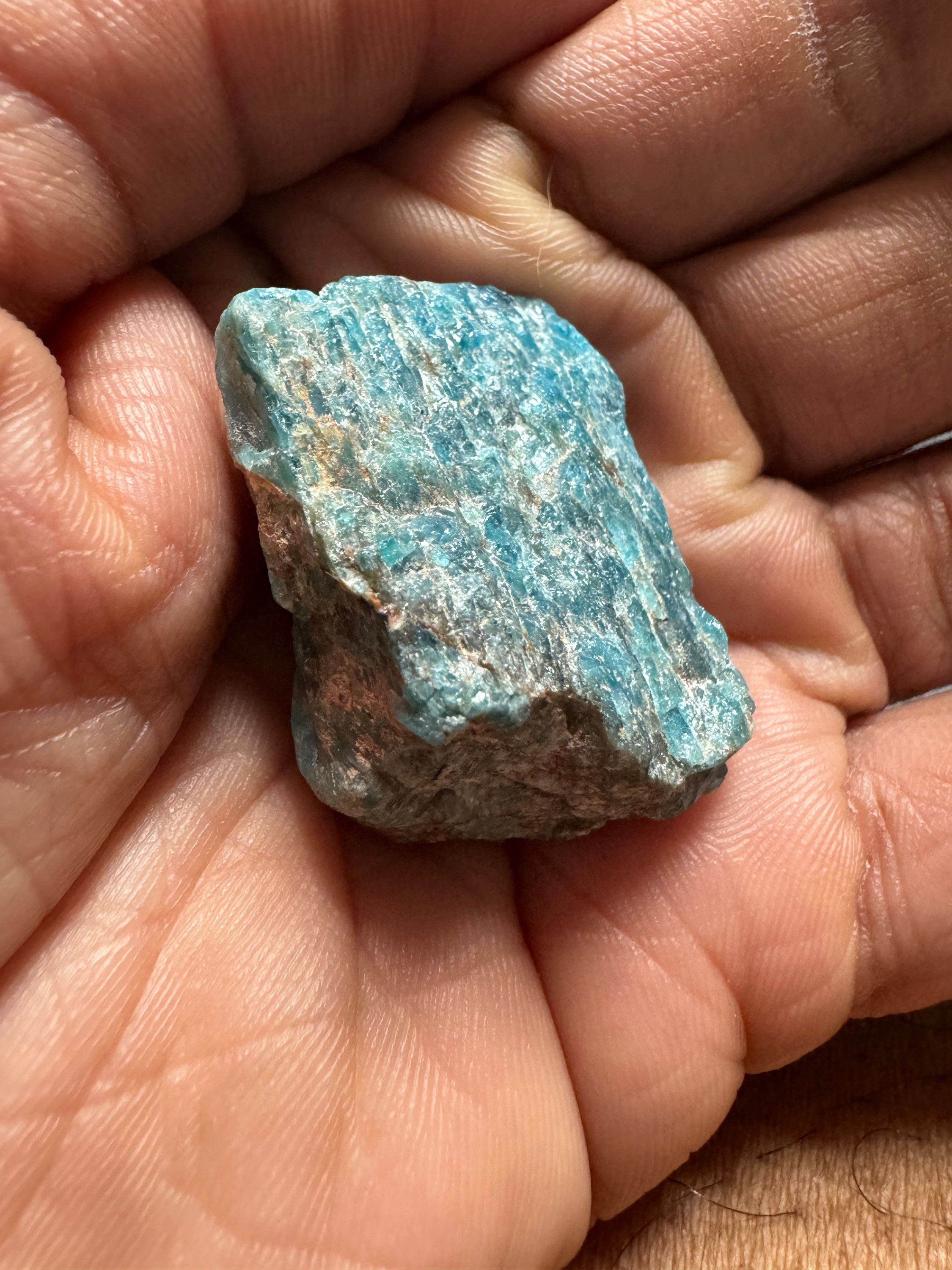 Raw Blue Apatite