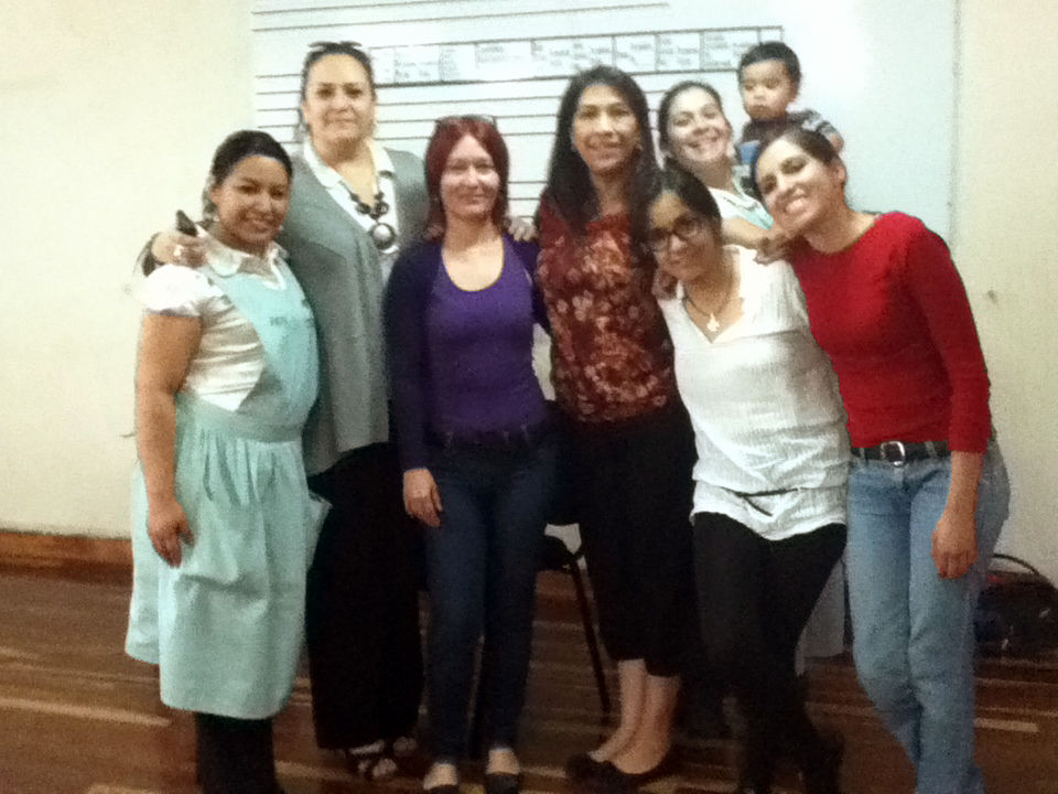 Diana López Moyal teaching in Mexico