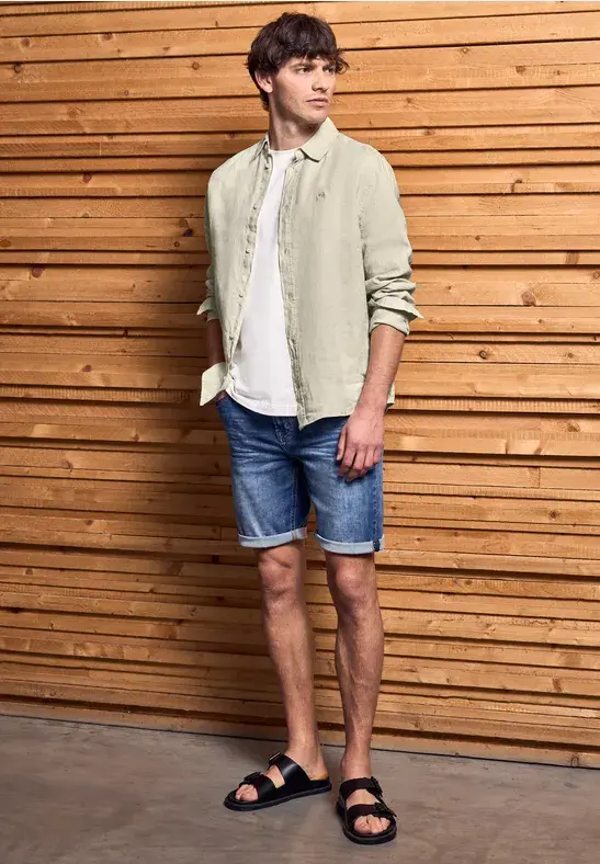 Minijatura: Muška lanena košulja