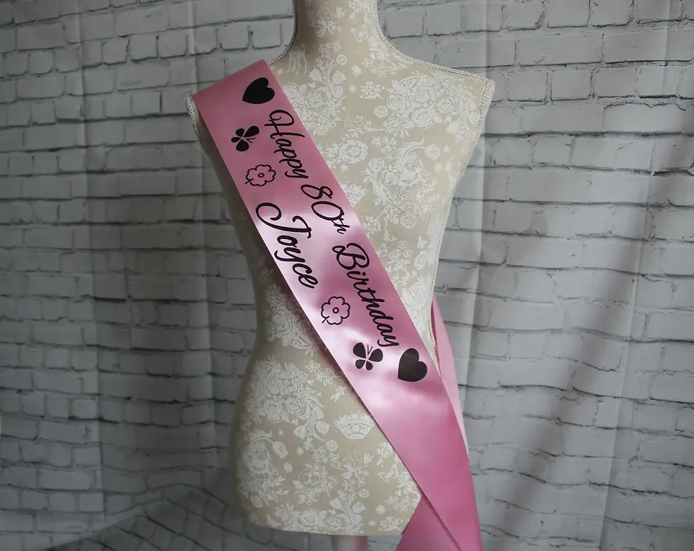 Thumbnail: Personalised Sash