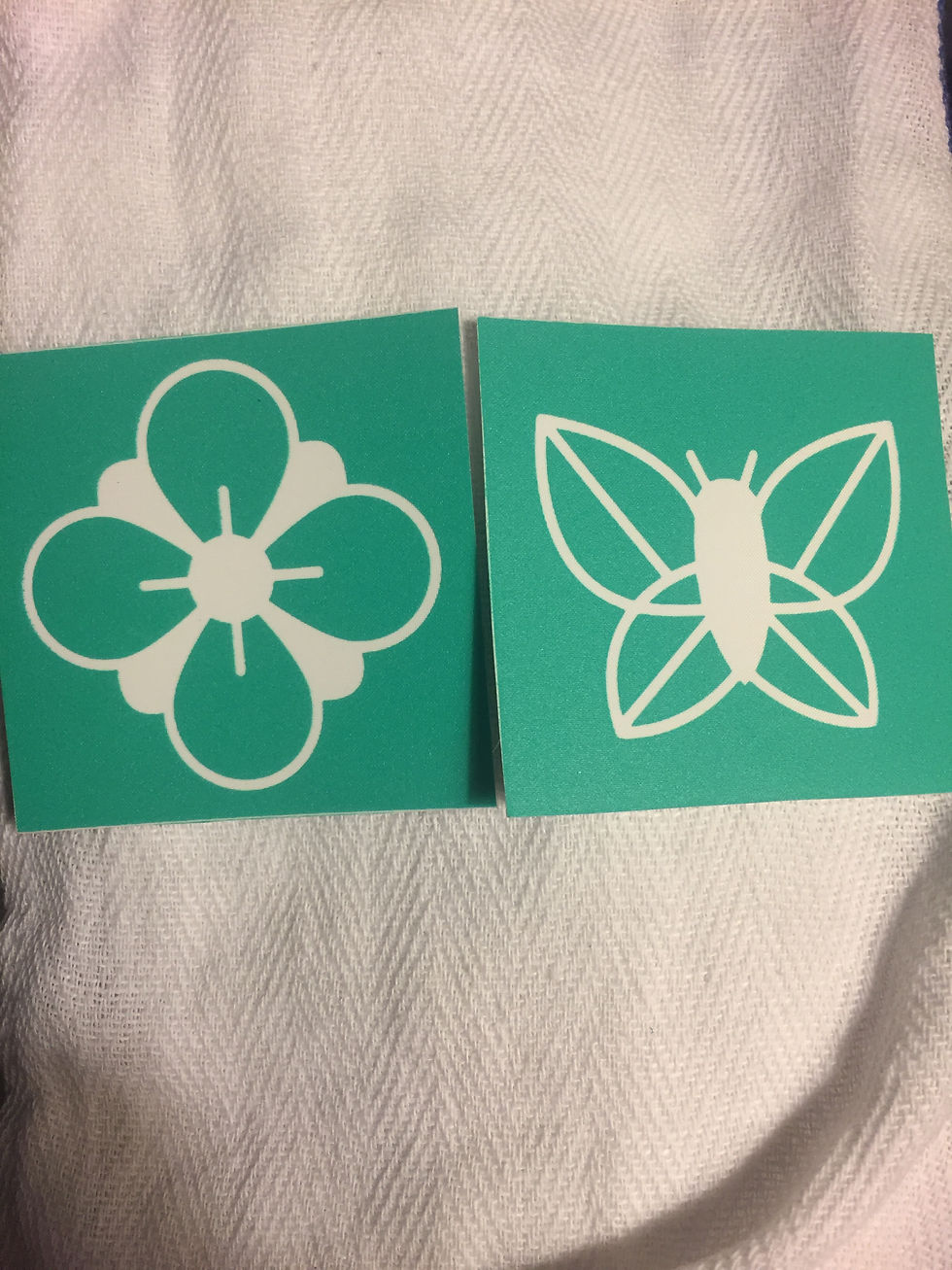Thumbnail: Flower and Butterfly Greeting Card Craft Kit - 4 cards