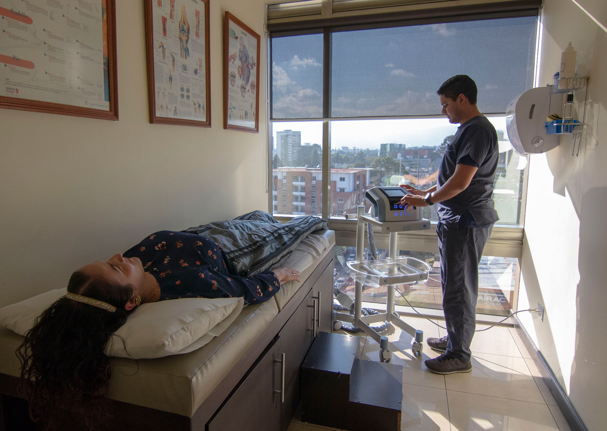 Presoterapia o presión neumática