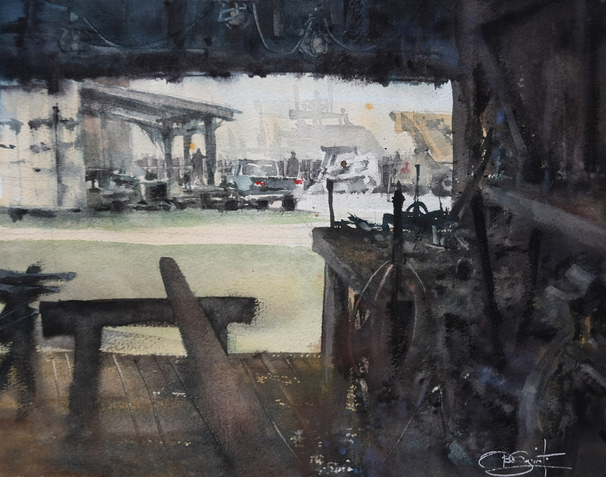 Inside-Outside kinda Day, 11x14