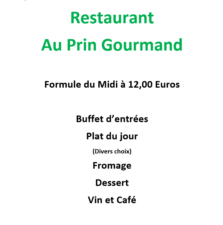 Restaurant Prin deyrançon Mauzé