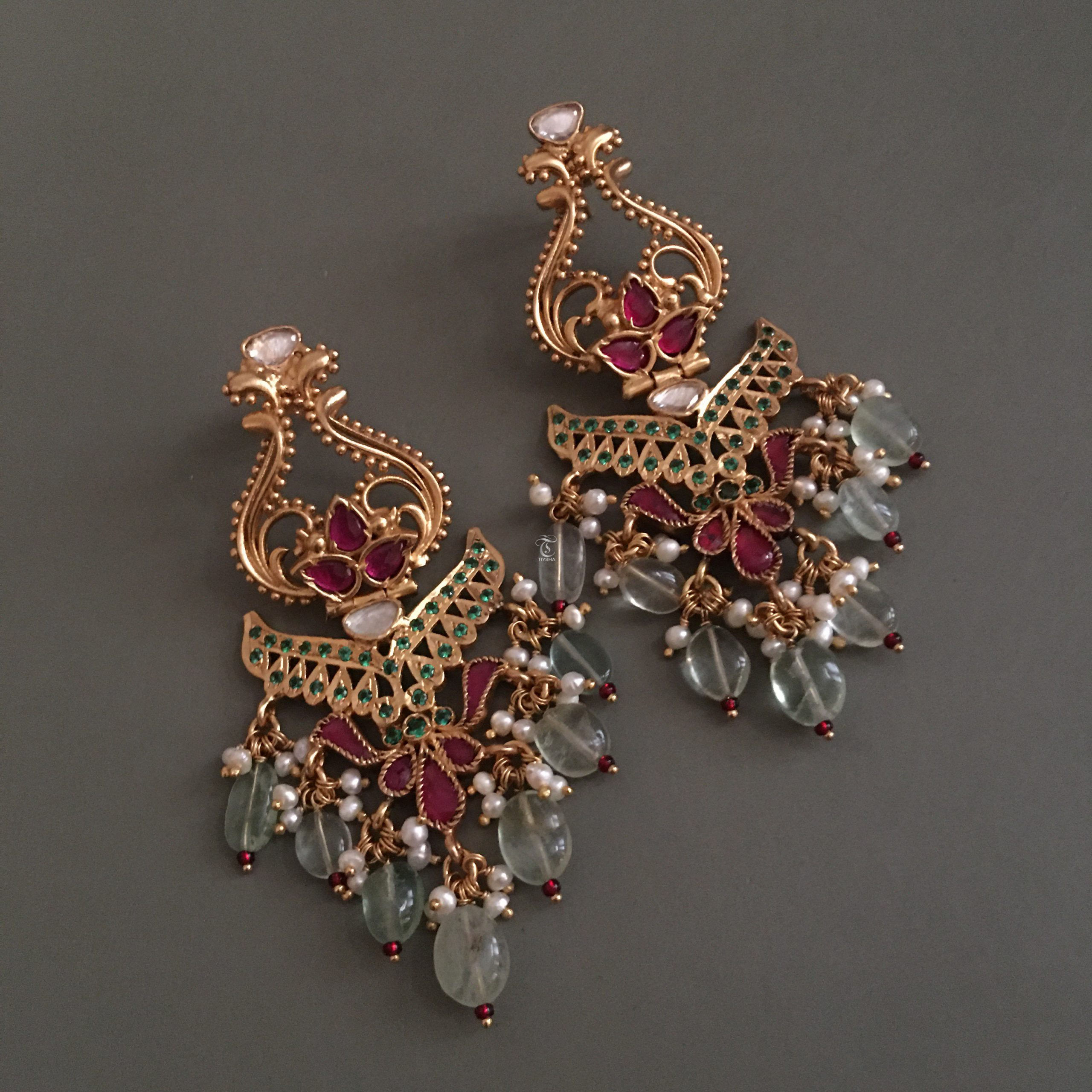 Orchid Statement Earring