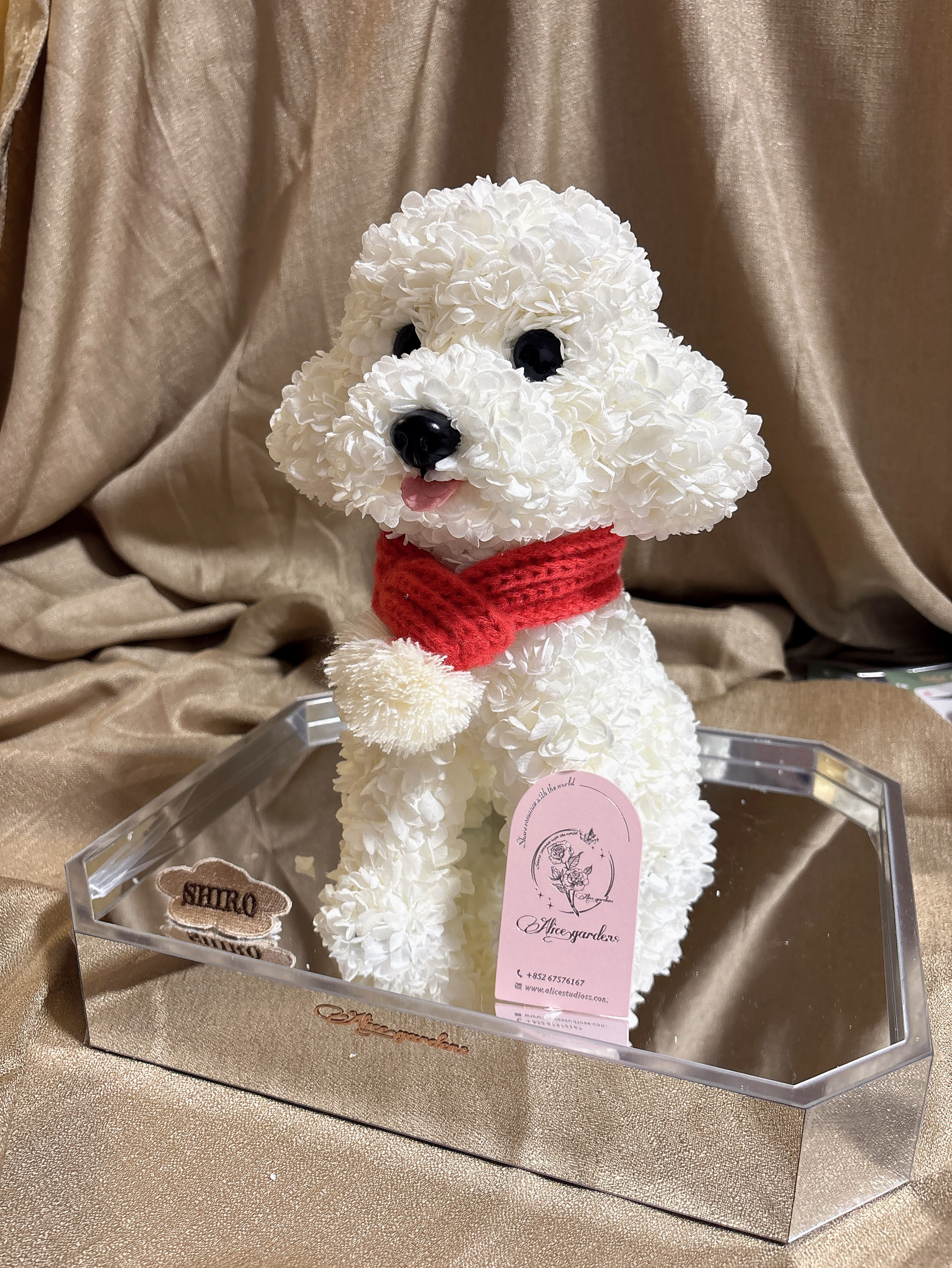 貓狗永生花藝品訂製🌼  讓毛孩永遠陪伴主人