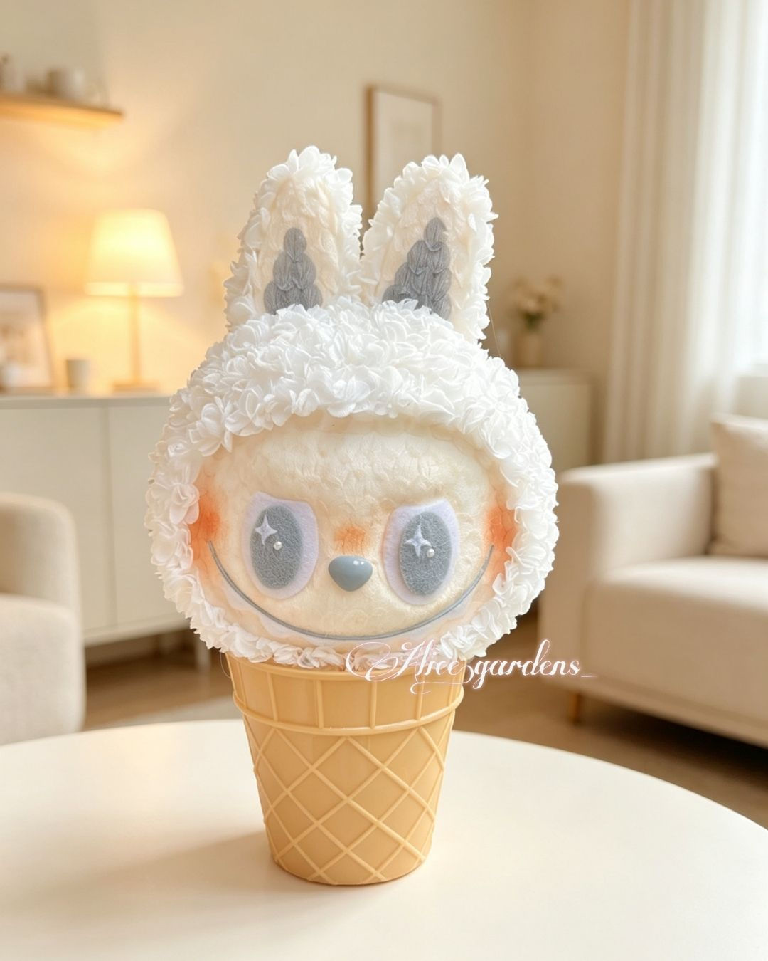 labubu 雪糕永生花