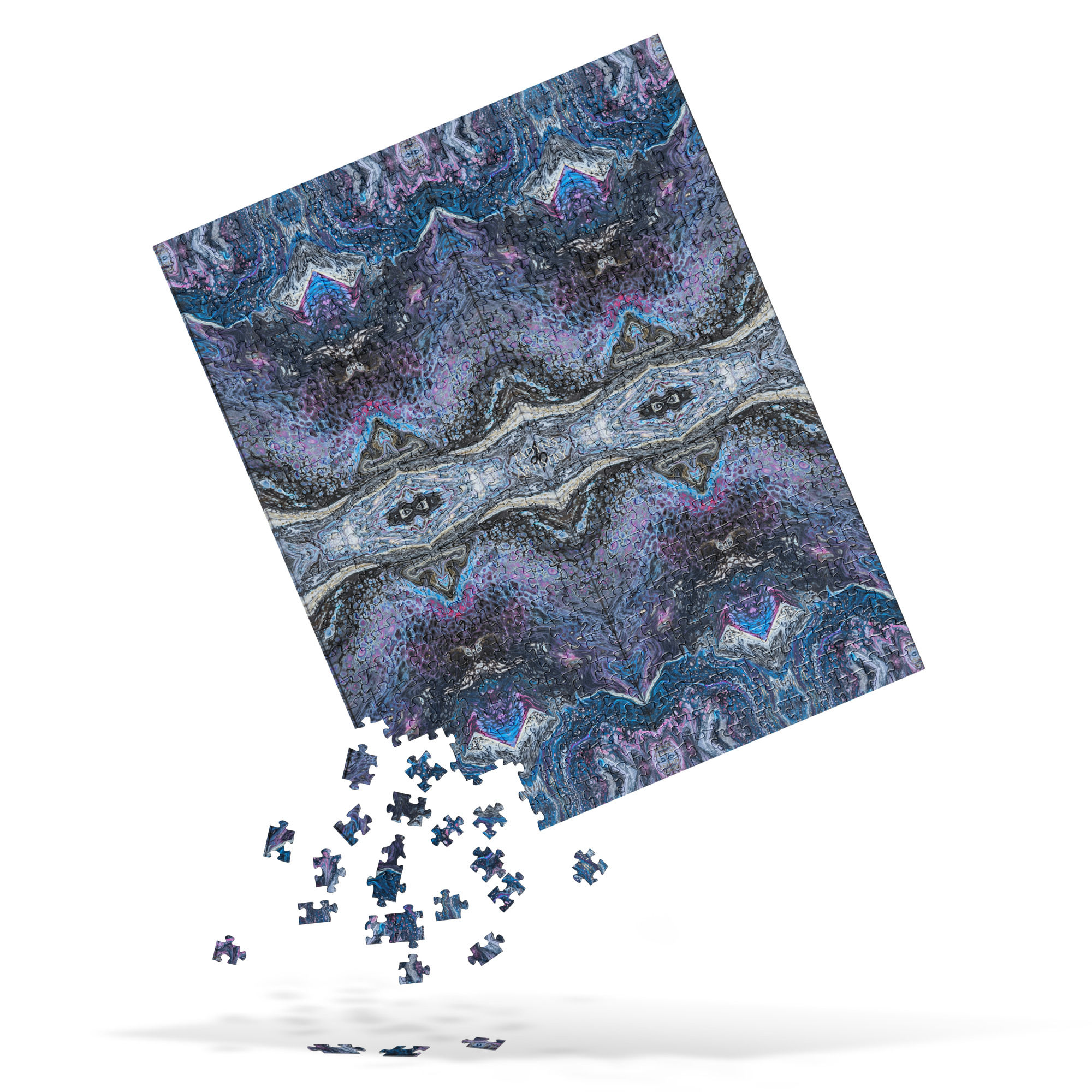 Jigsaw Puzzle - Purple Mirrored Mantis Refracted