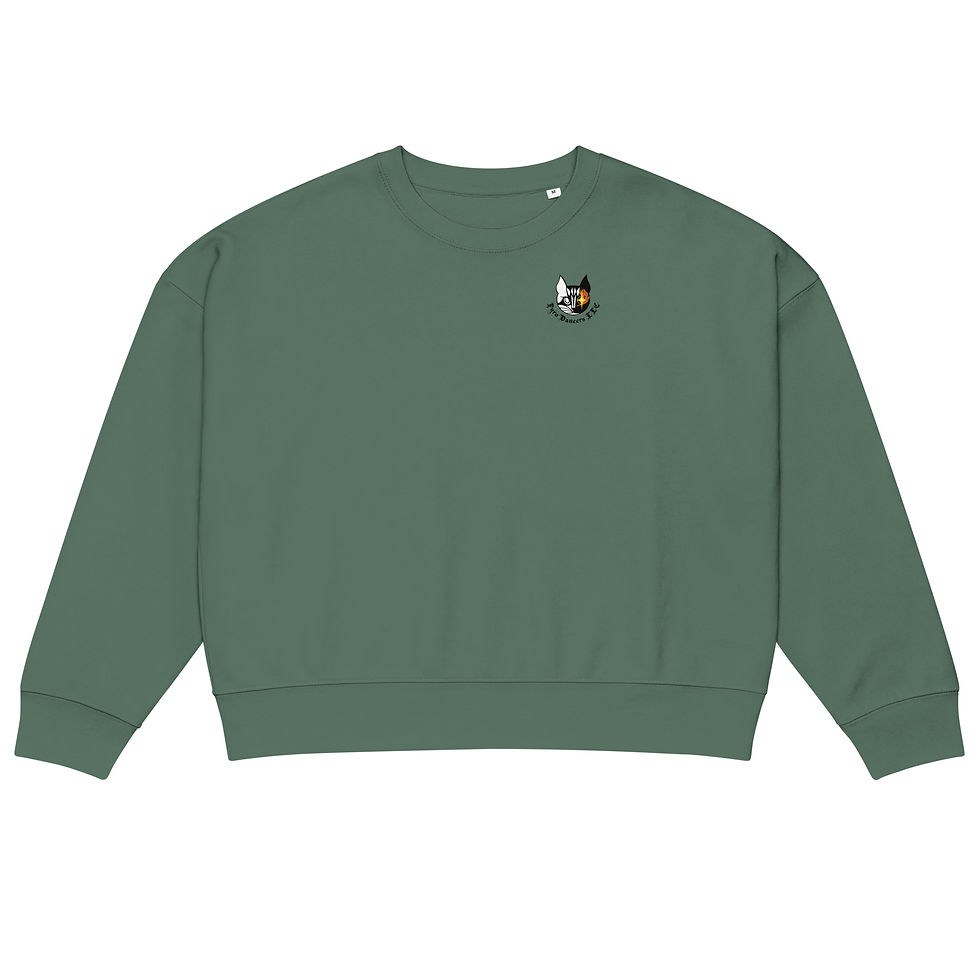 Thumbnail: Women’s Organic Crew Neck Sweatshirt - PyroDancers LLC