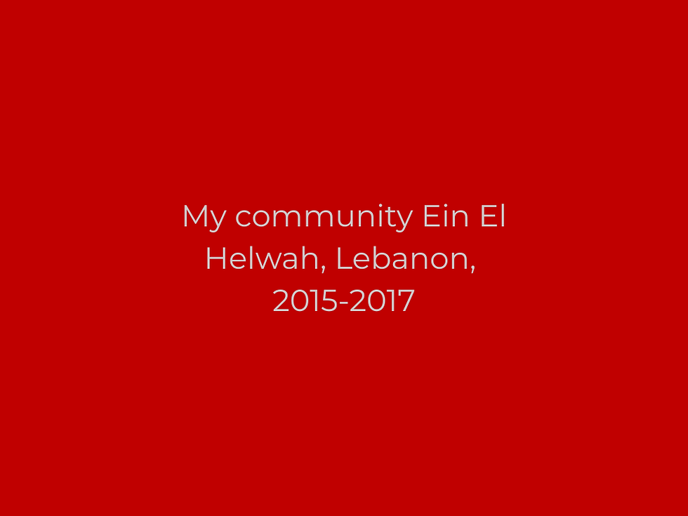 My community lebanon 2015