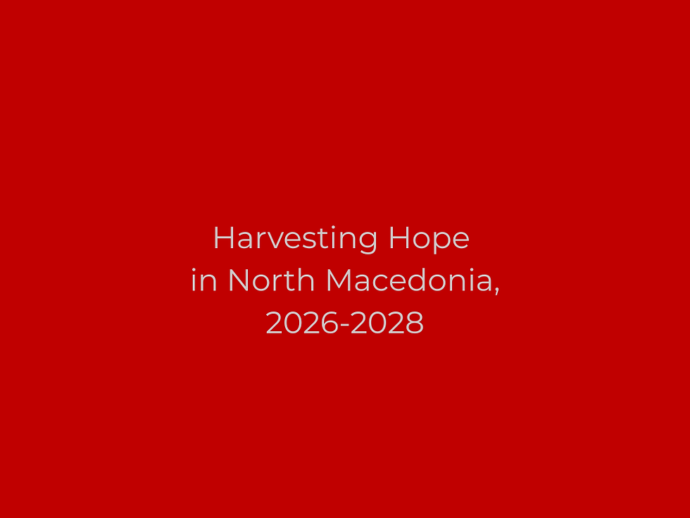 Harvesting hope Macedonia