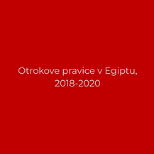 Otrokove pravice Egipt 2018