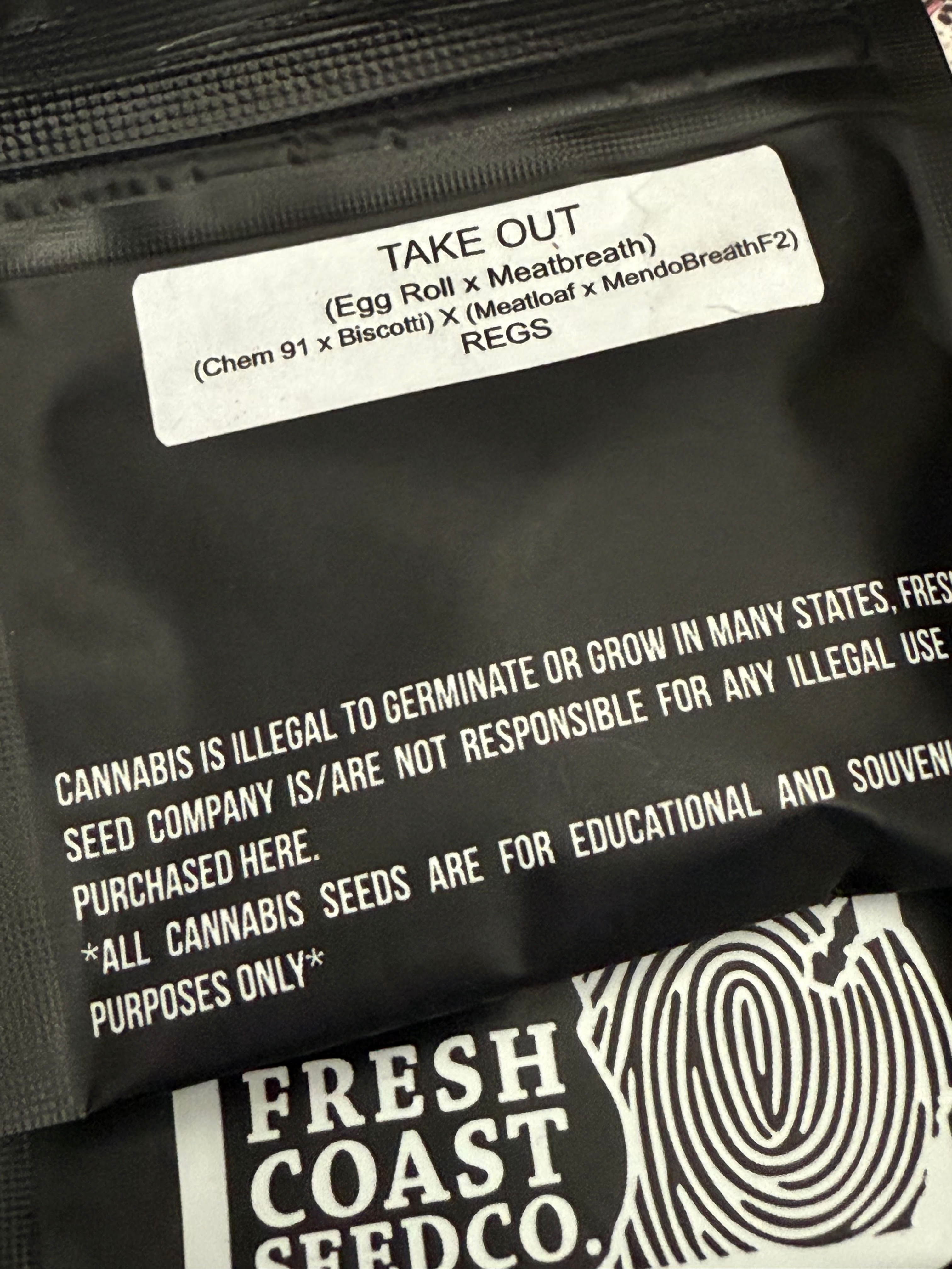 Take Out - Fresh Coast Seed Co.