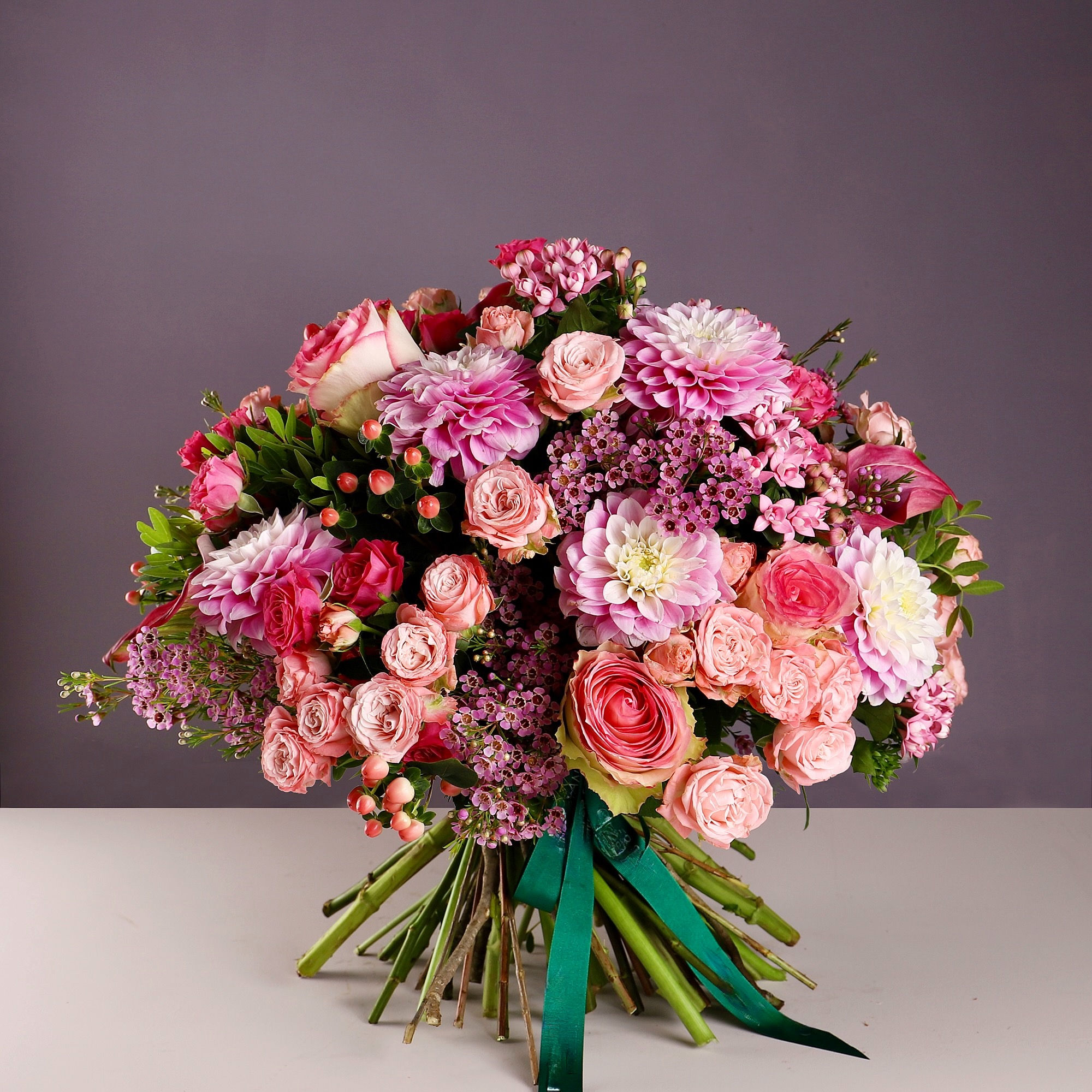 Pink dance bouquet whole view