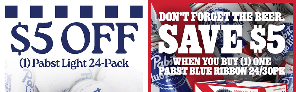 Pabst 24 pack rebate cover photo 2026.