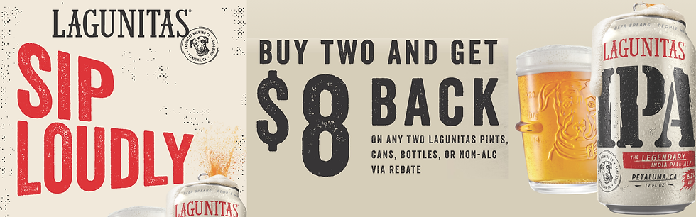 Lagunitas Draft Rebate Cover Photo 2026