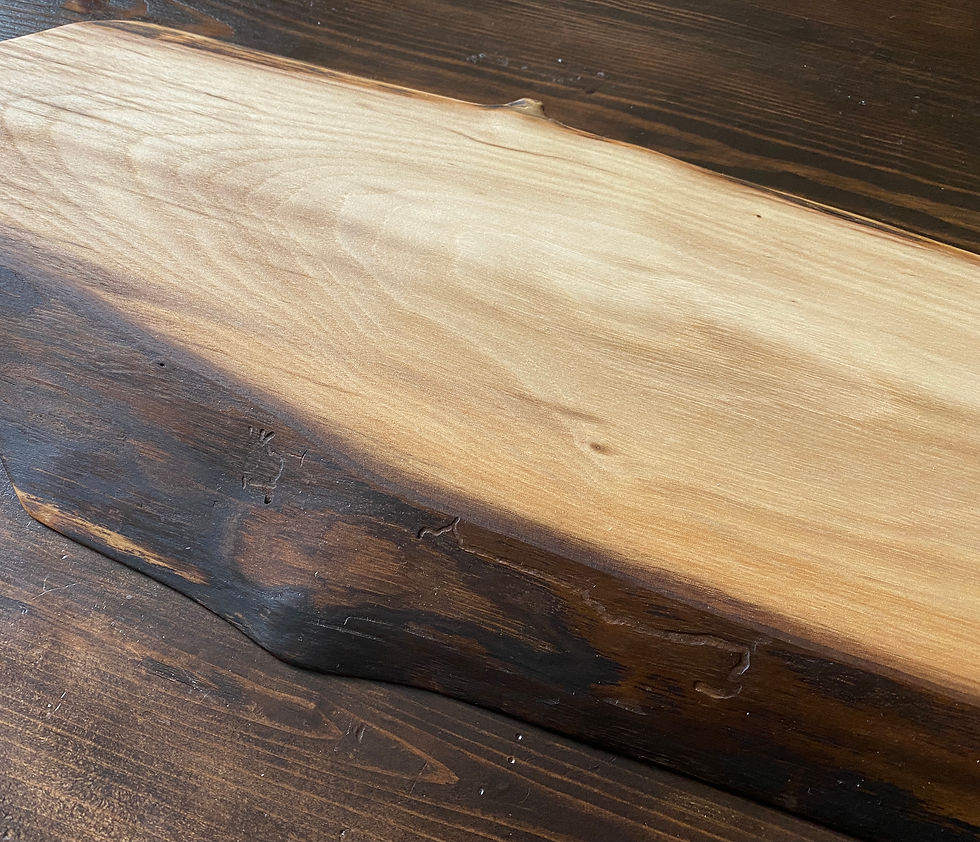 Thumbnail: Live Edge Black Walnut Charcuterie Board w/ Handle