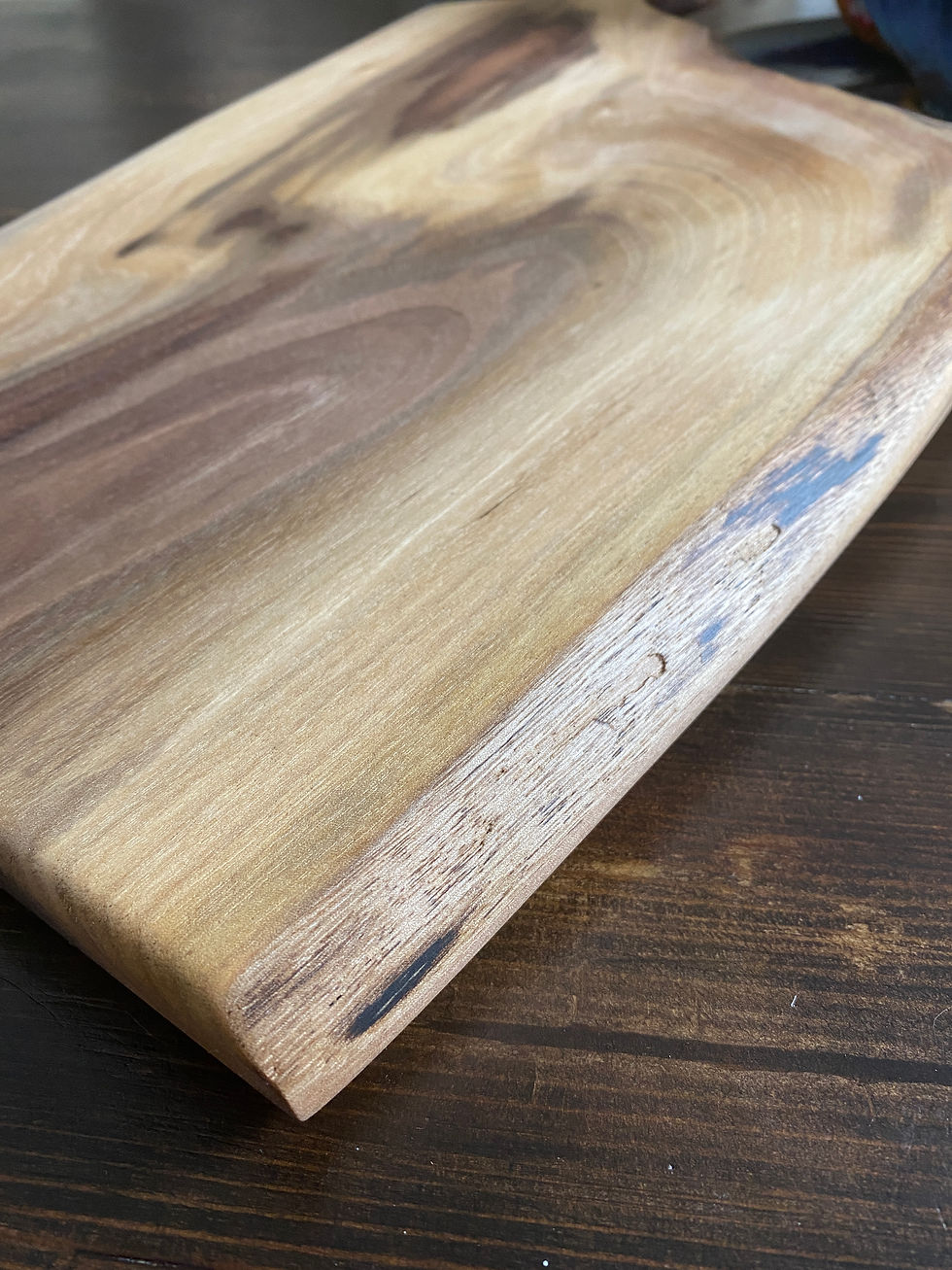 Thumbnail: Live Edge Black Walnut Charcuterie Board w/ Handle