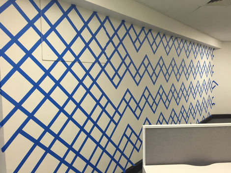 Chevron Wall - Masking