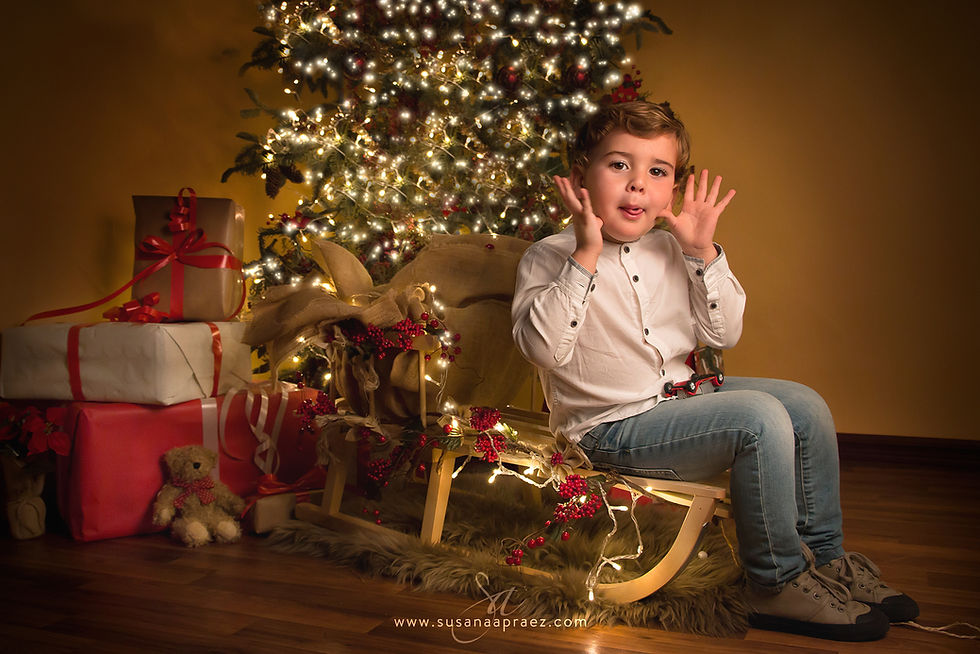 Sesiones de fotos Navidad niños