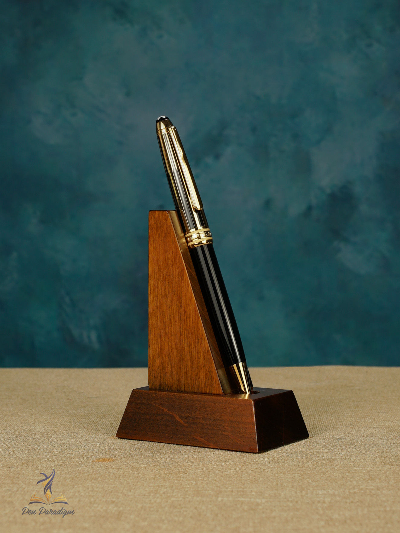 Solitaire Gold and Black Doué Classique Ballpoint Pen