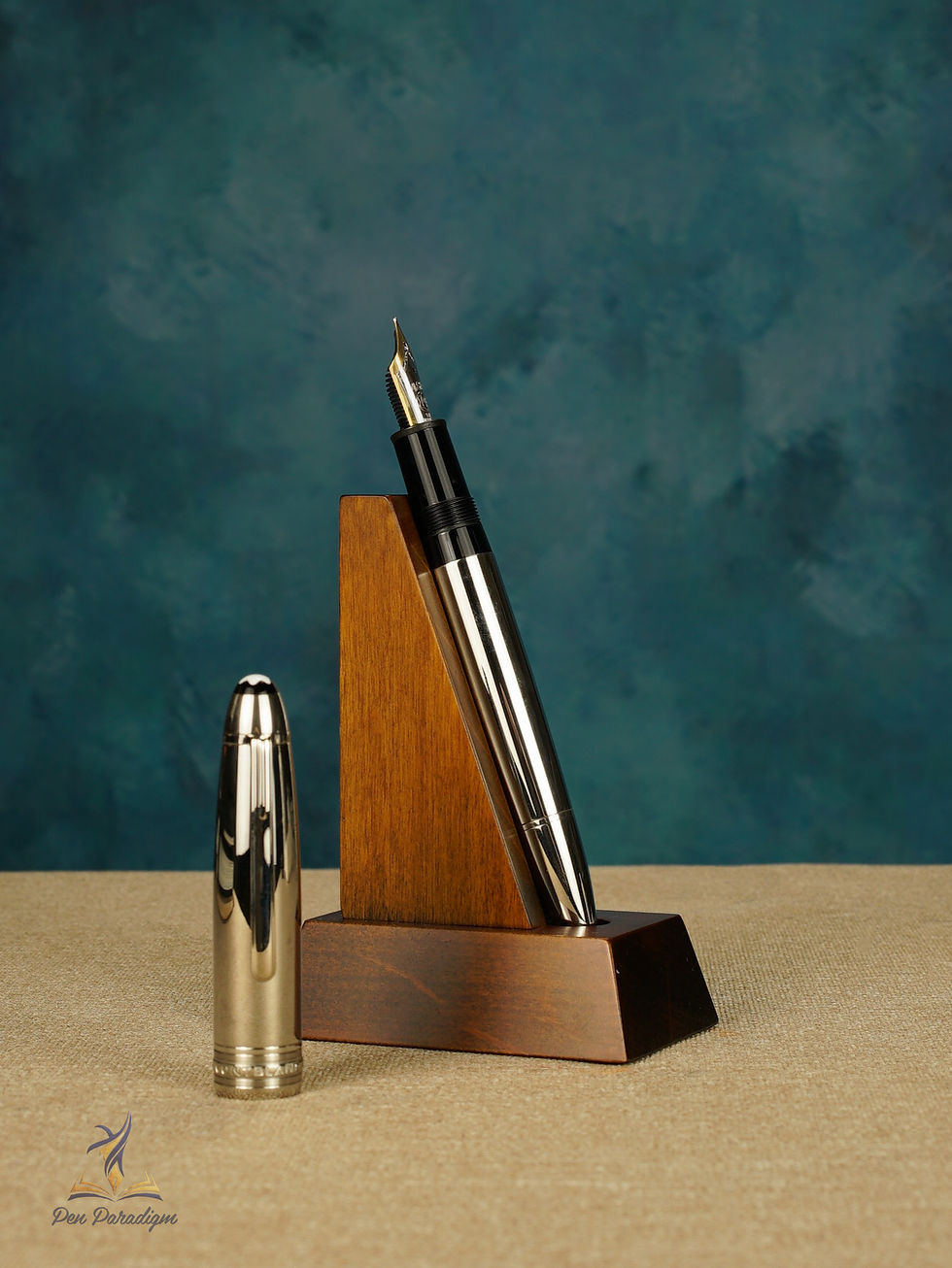 Thumbnail: Solitaire Stainless Steel LeGrand 146 Fountain Pen 