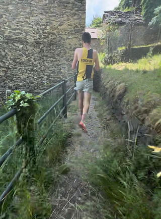 Laurin während Sprint Vestreno